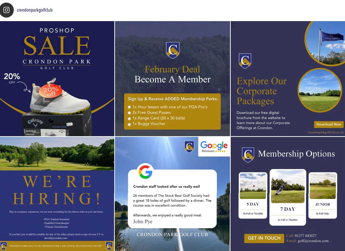 Floodlit Driving Range in Essex | Crondon Park Golf Club